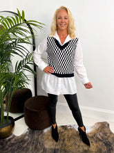 The Chelsea - Shirt with Checkered Knit